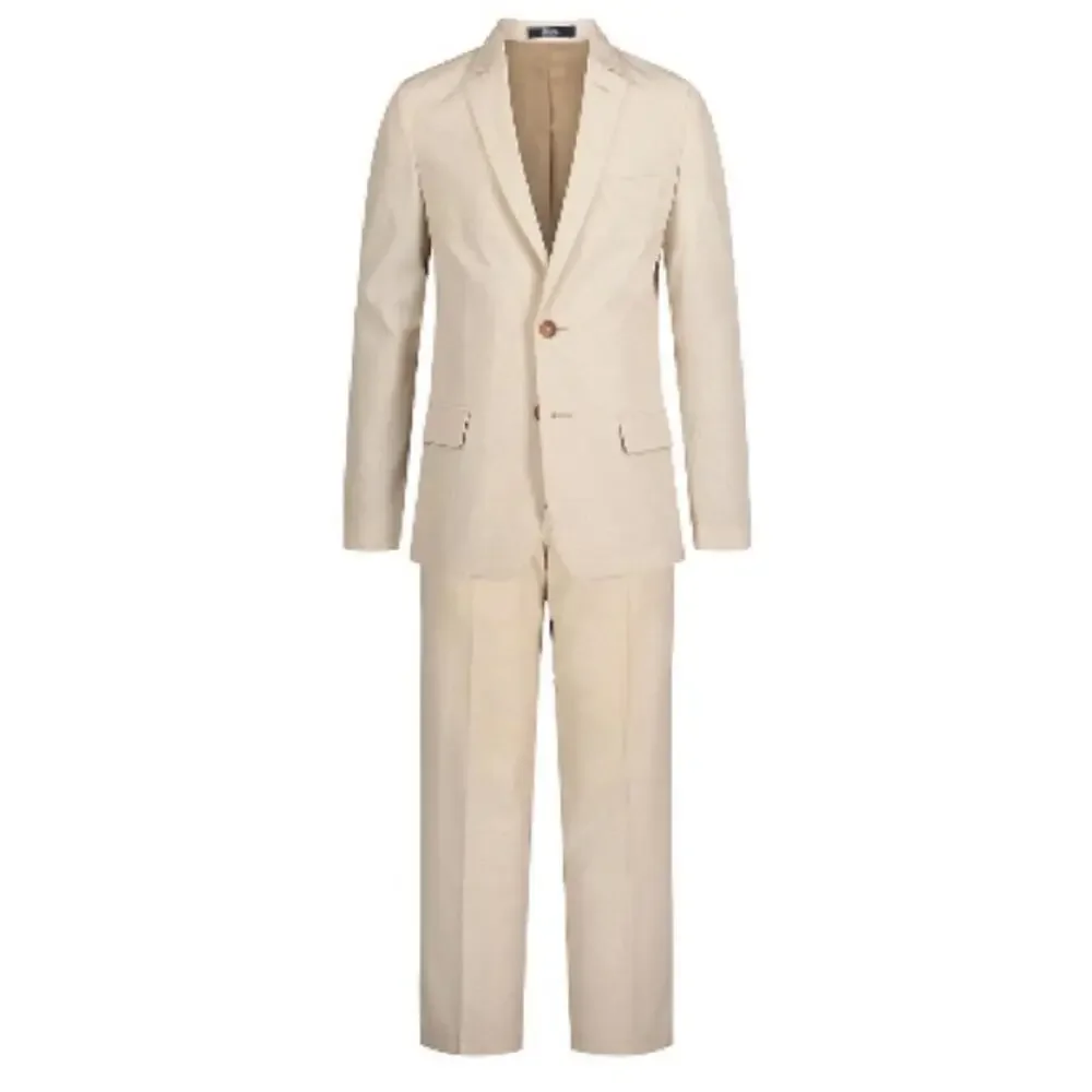 Nautica Big Boys 2-piece Micro-Texture Suit Khaki Sports Suit and Pants 20R